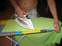 Фото техника глаженья глажения мужской рубашки сорочки