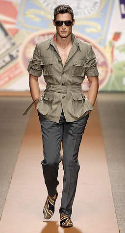 Фото коллекция мужской одежды 2007 Valentino