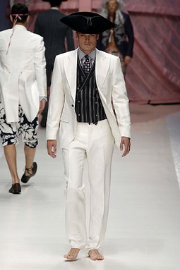 Фото коллекции мужской одежды 2007 итальянского дизайнера Etro Пираты Карибского моря