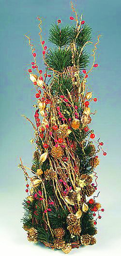Фото Новый год 2008: Готовь синюю мишуру и золотые елки. Мини елка