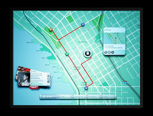 Интерактивный сенсорный стол Microsoft Surface